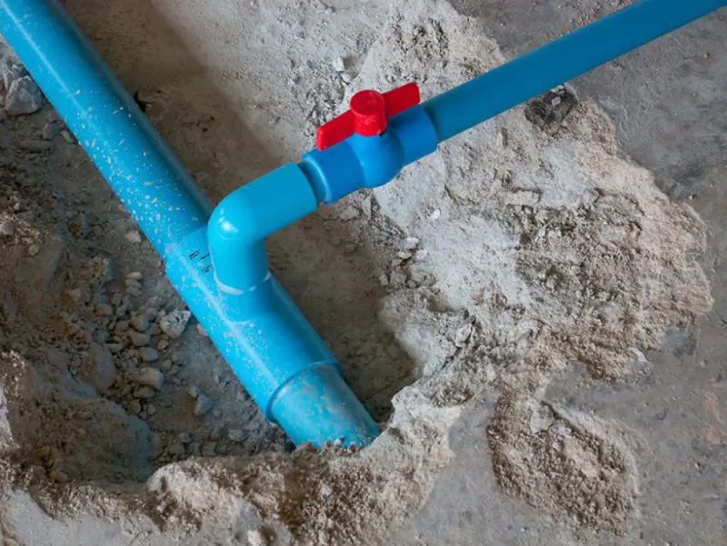 Water and sewer line repair